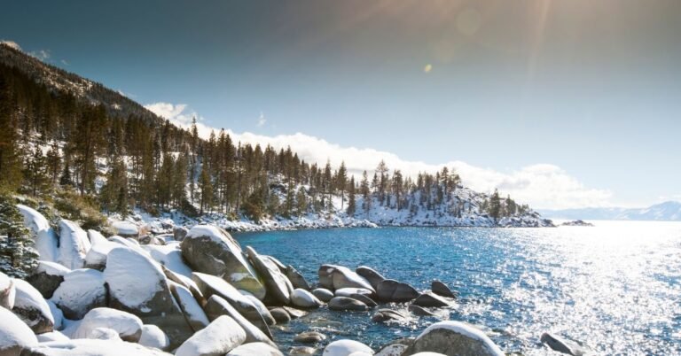 Lake Tahoe in winter